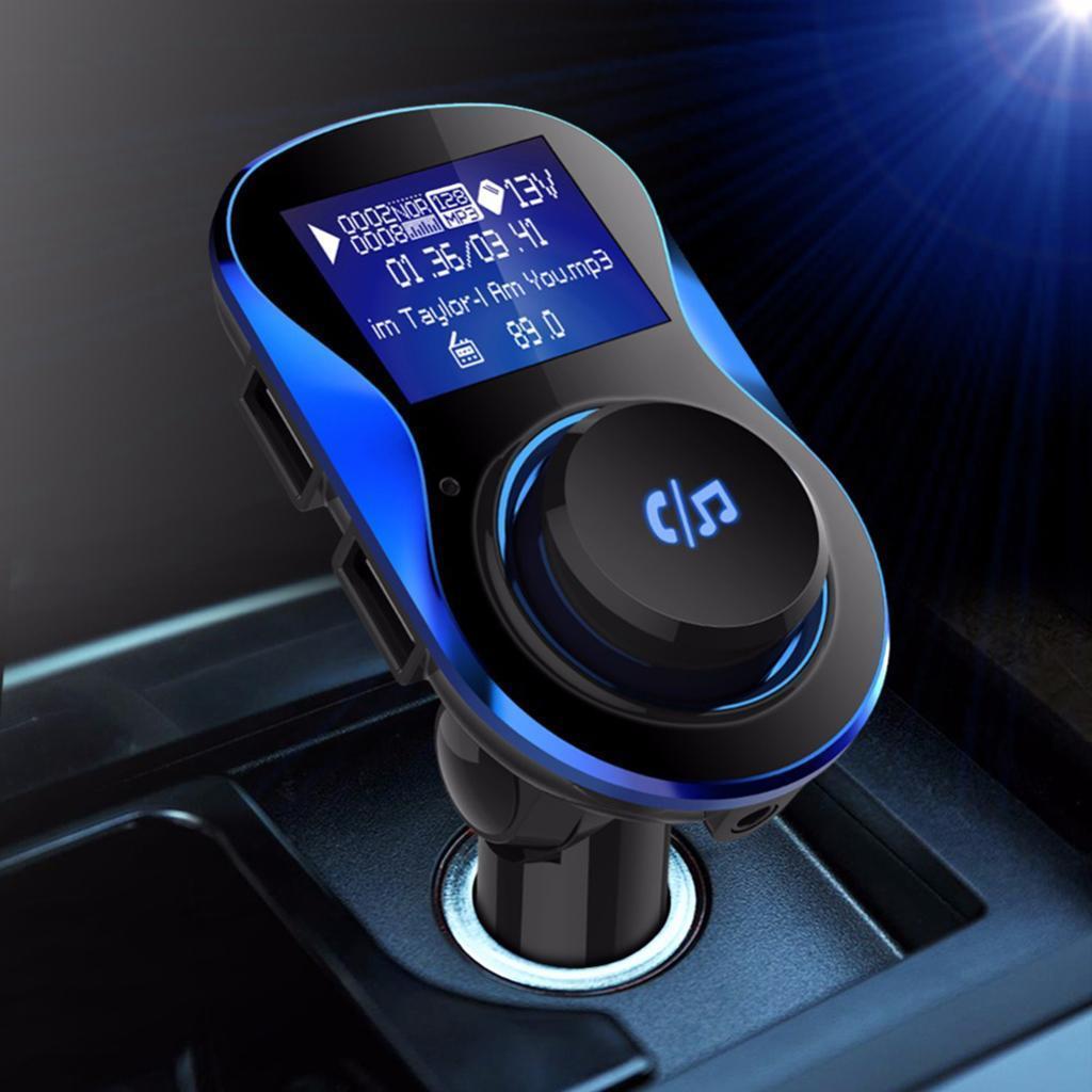 Bluetooth Handsfree Car FM Radio MP3 Dual USB Charger