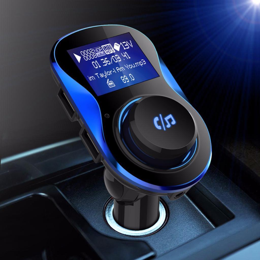 Bluetooth Handsfree Car FM Transmitter Radio MP3 Dual