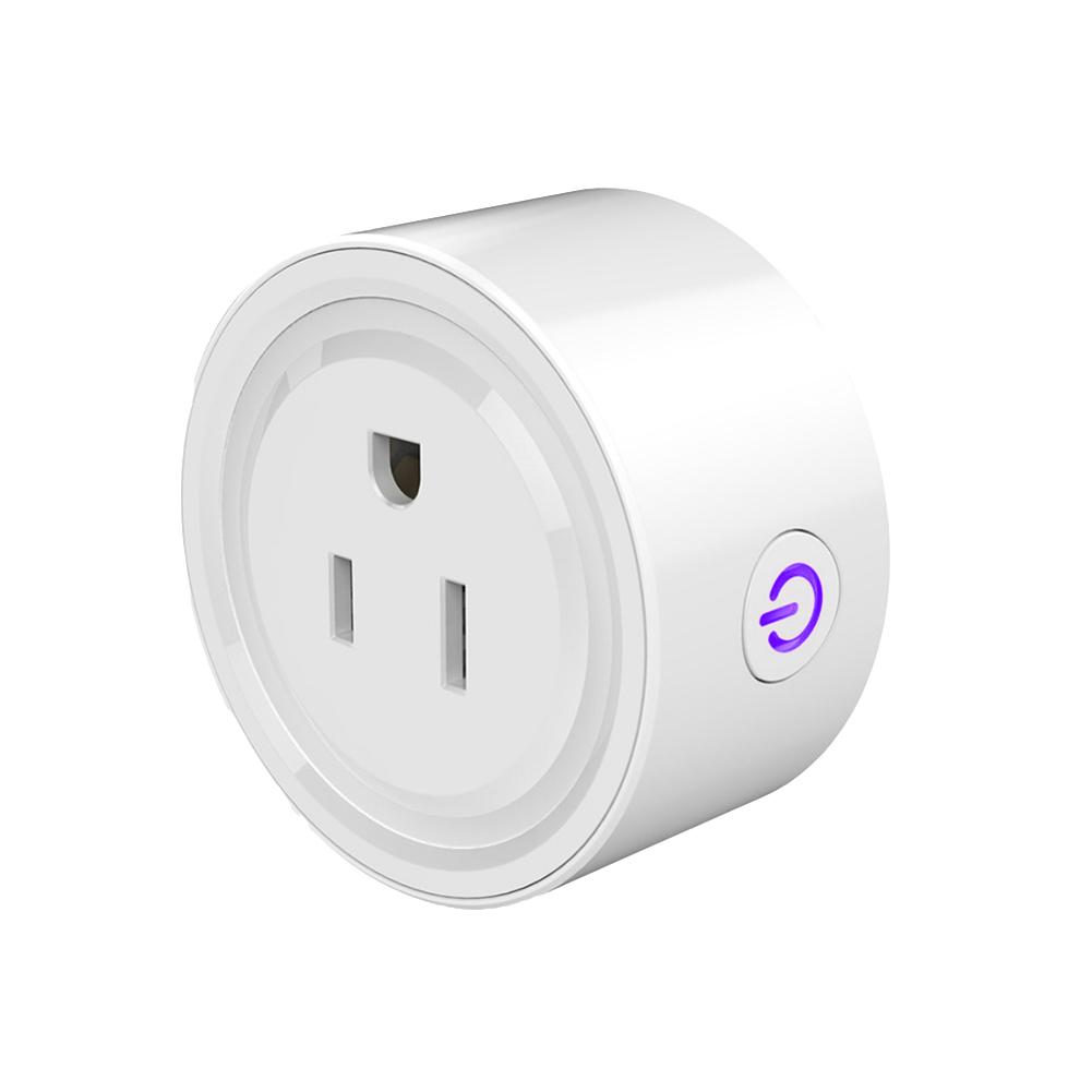 Tuya Wifi Intelligent Socket Remote Control WiFi Plug Wireless Remote Voice Control Timer Smartplug Compatible with