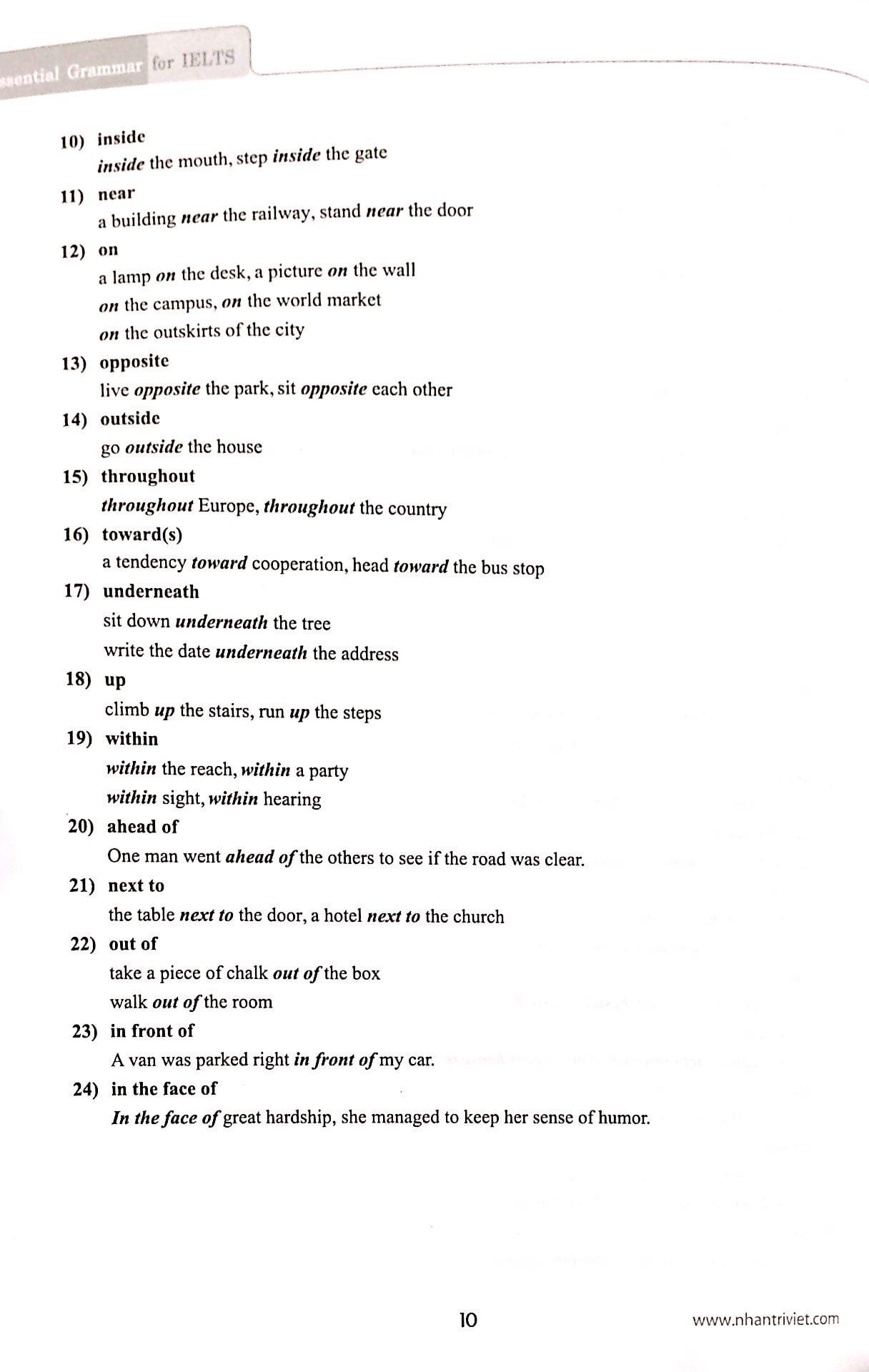 Essential Grammar For IELTS (Tái Bản)