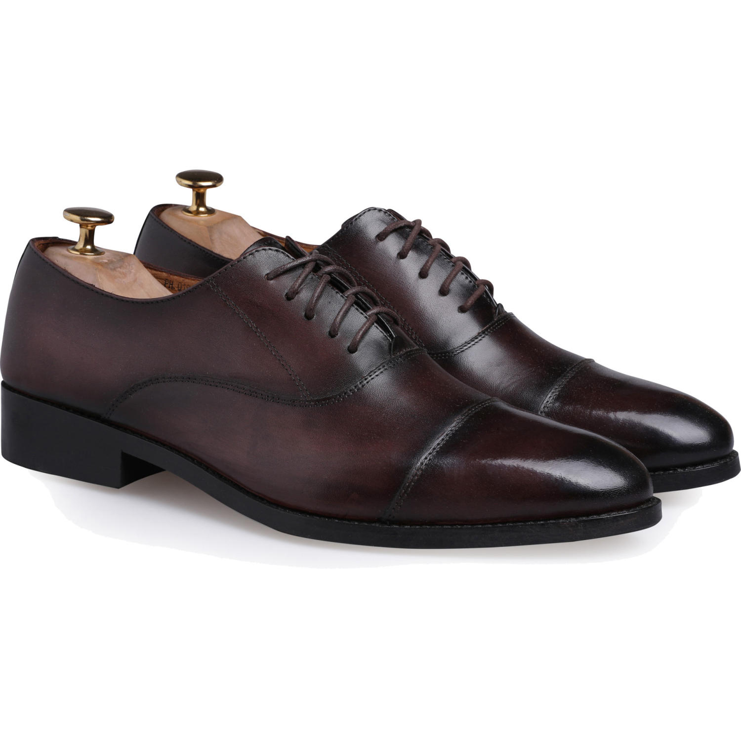 Giày Tây Nam Rome Oxford Classic Don Italiano Nâu Đậm