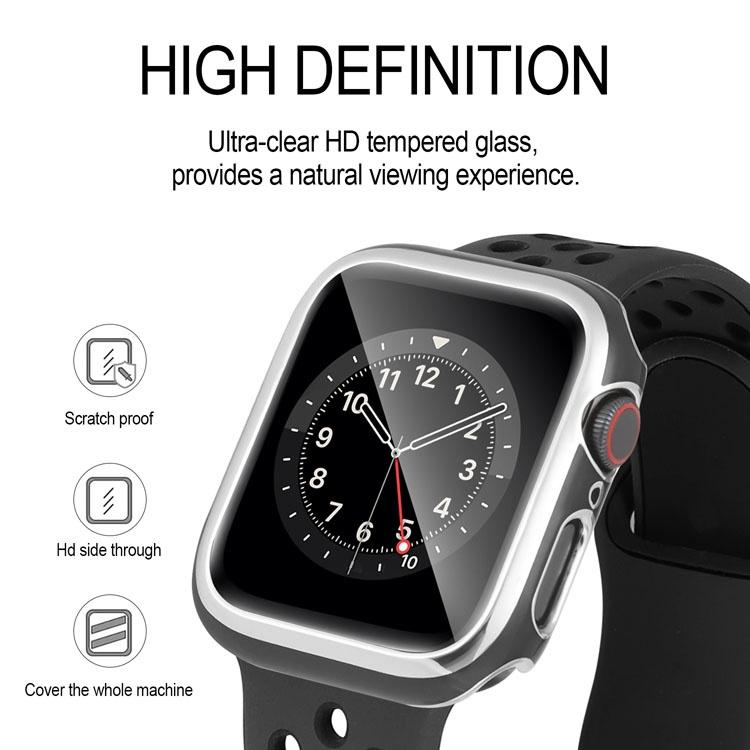 Ốp Kính Cường Lực Apple Watch Series 7/6/5/SE/4/3/2/1 Đủ Size 38mm 40mm 41mm 42mm 44mm 45mm