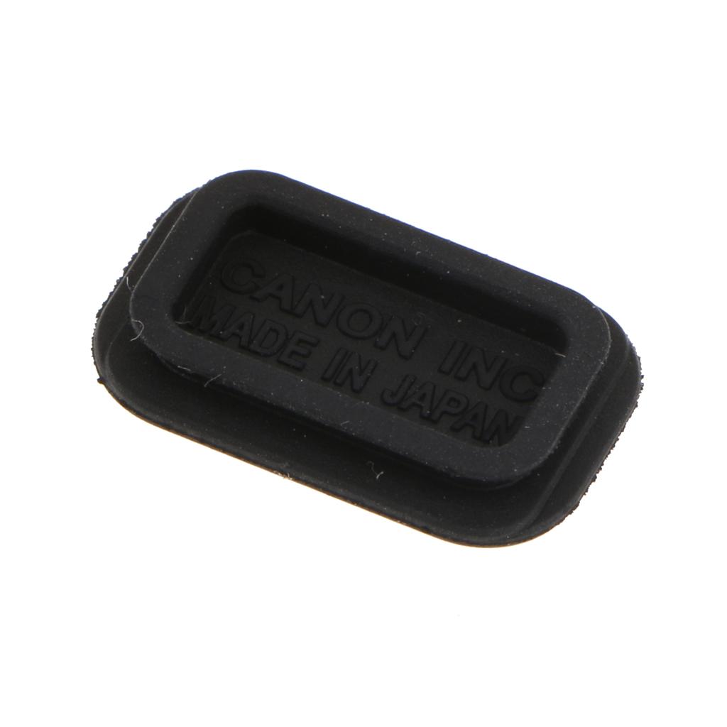 Amagogo Đen Đáy Cao Su Giao Diện Nắp Nắp Bao Da Nắp cho Canon 5D2 40D 50D 7D