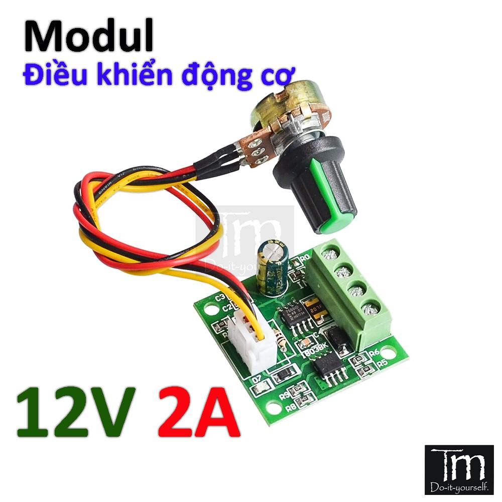 Mạch Điều Khiển Tốc Độ Động Cơ PWM 2A 12V