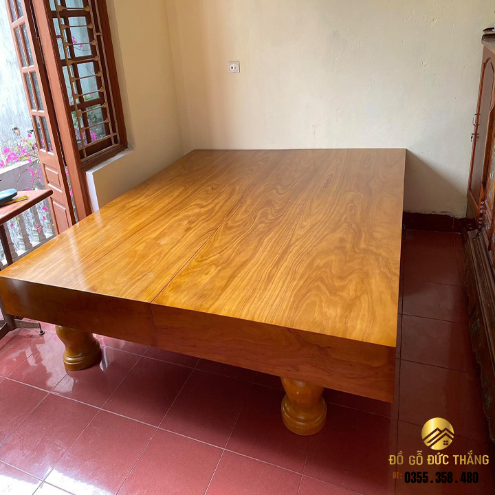 Chiếu ngựa gỗ cầm vàng nam phi dễ lau chùi , làm bàn ăn hoặc giường ngủ