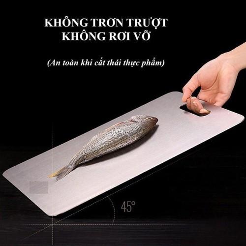 Thớt inox cao cấp 304 - Thớt Kháng Khuẩn Chống Mùi, Siêu Xịn Bền