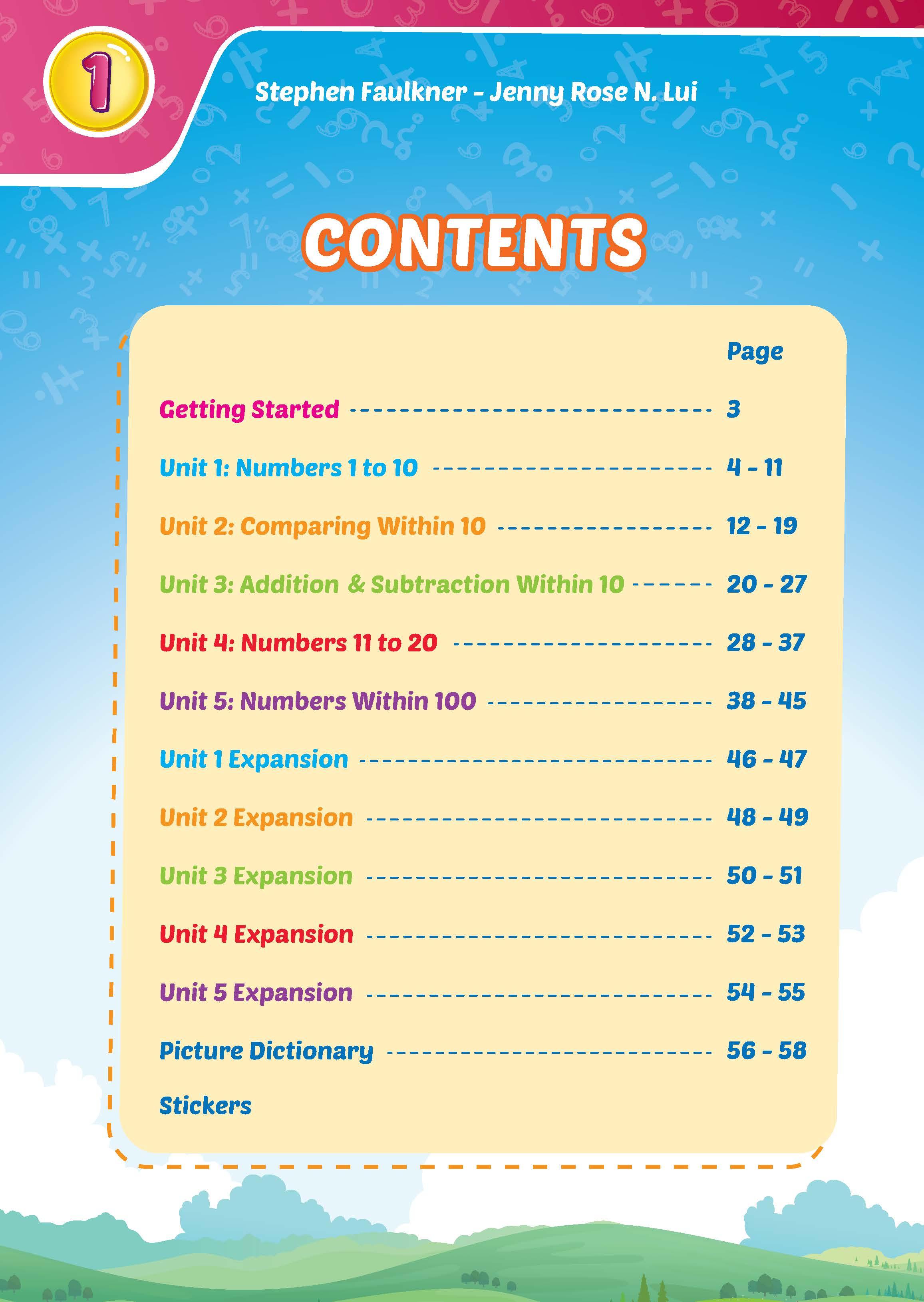 I-Learn English for Math 1 Student's book 2nd edition
