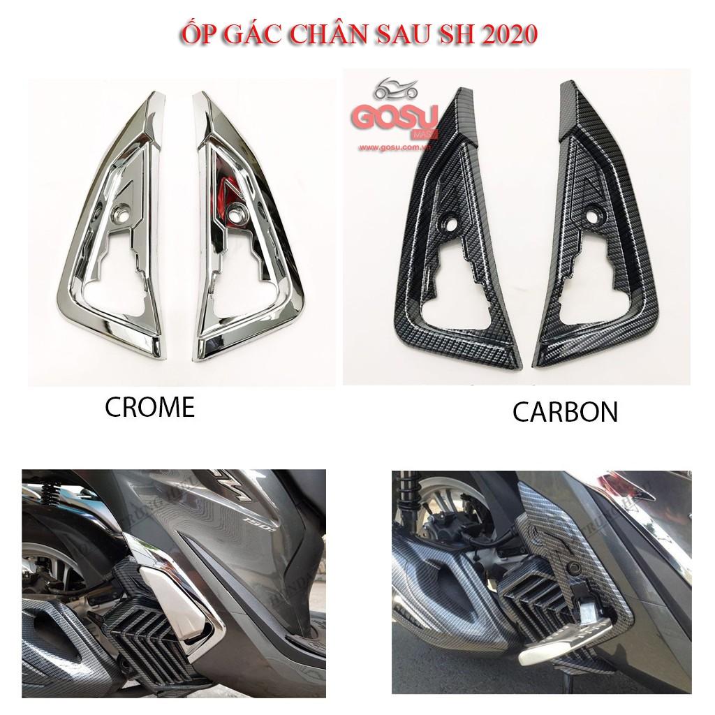 ỐP GÁC CHÂN SH2020 -2023(Một đôi) CACBON - CROME