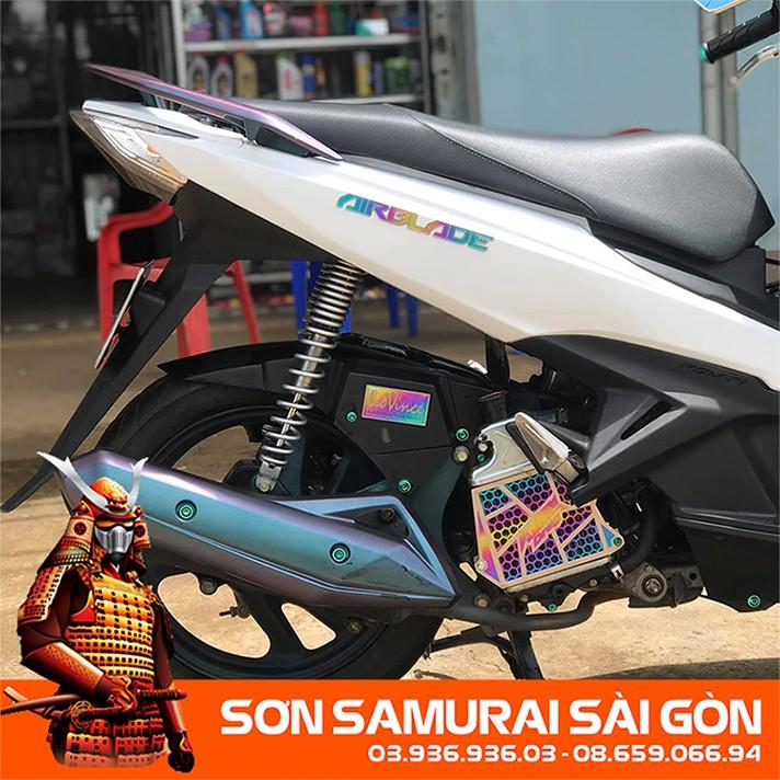 Sơn SAMURAI KUROBUSHI 2/102 MÀU TRẮNG chính hãng dành cho xe máy