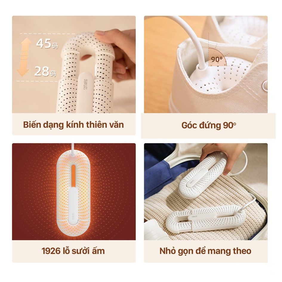 Máy Sấy Giày Sothing DSHJ-S-2111, Hút Ẩm Khử Mùi, Có Hẹn Giờ Tắt- Hàng Chính Hãng