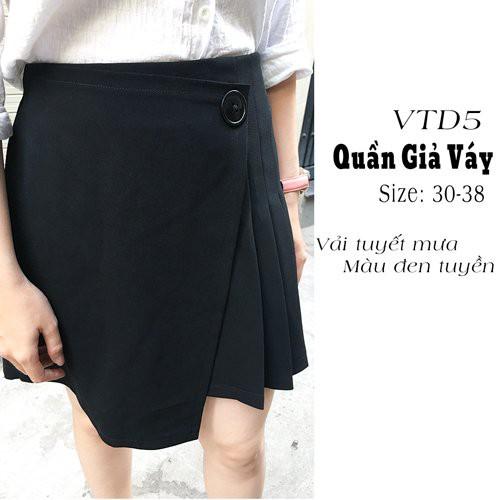 Quần giả váy bigsize KimFashion mã VTD5, quần váy bigsize chất tuyết mưa loại 1 56-78kg