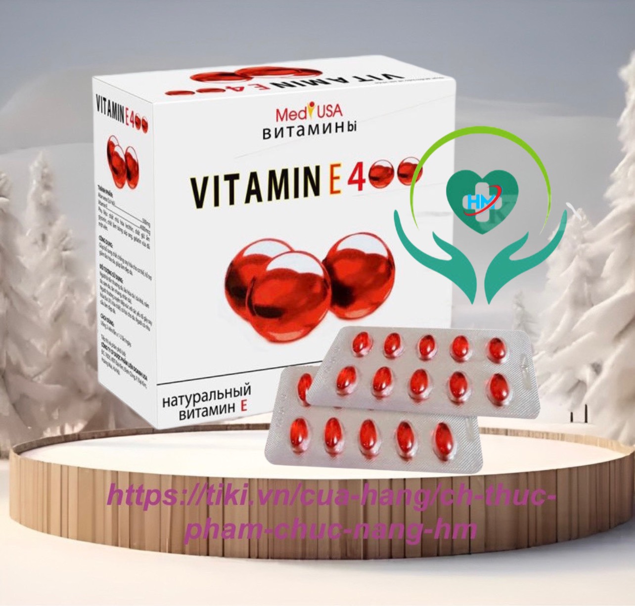 VITAMIN E 400 ĐỎ - giúp tái tạo da, làm sáng da, chống chảy xệ, giảm nám, chống lão hóa cho da