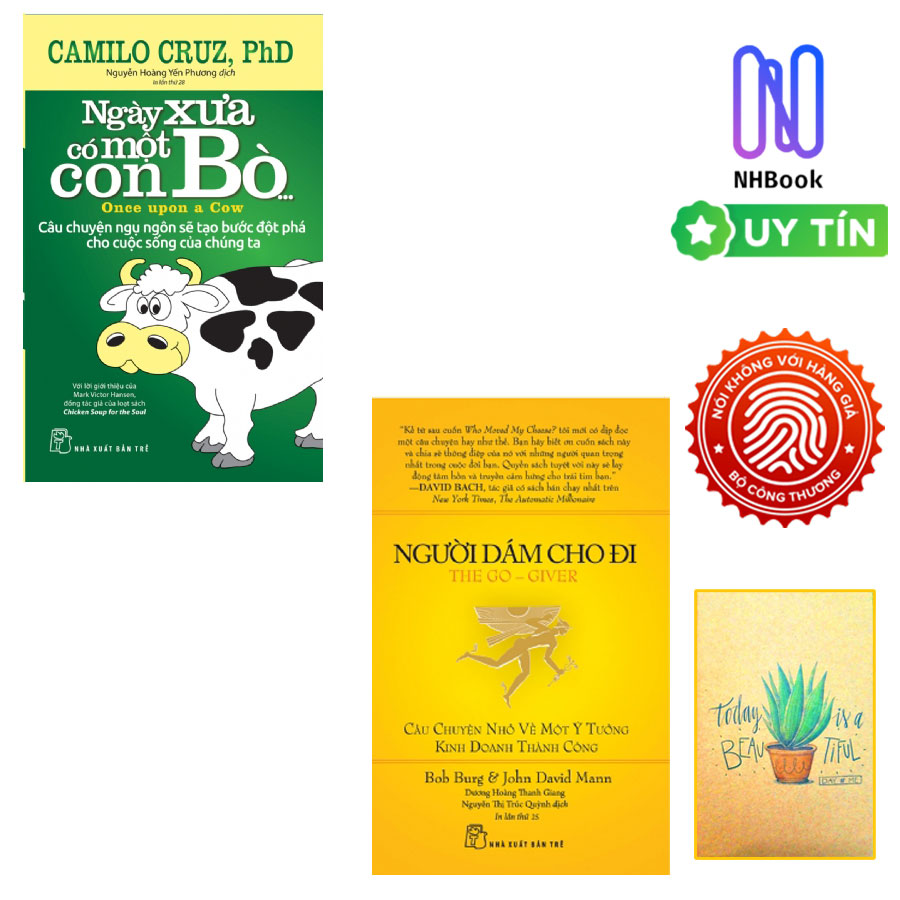 Combo Ngày Xưa Có Một Con Bò... và Người Dám Cho Đi