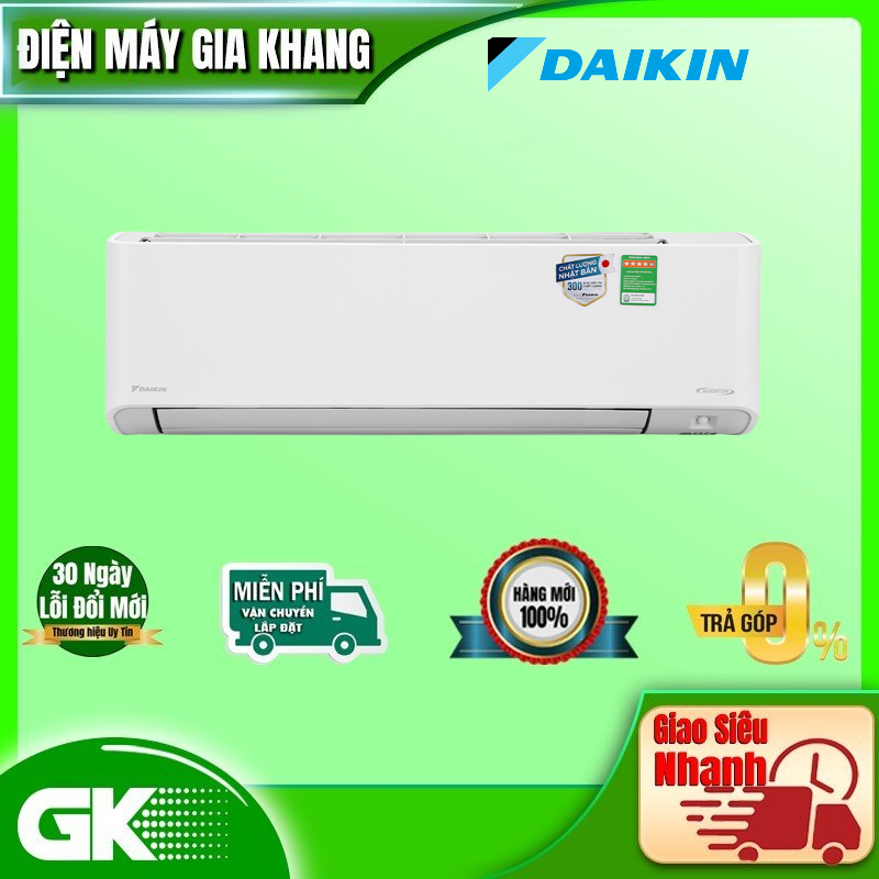 Máy lạnh Daikin Inverter FTKZ35VVMV 1.5 HP - Hàng chính hãng - Chỉ giao tại TPHCM