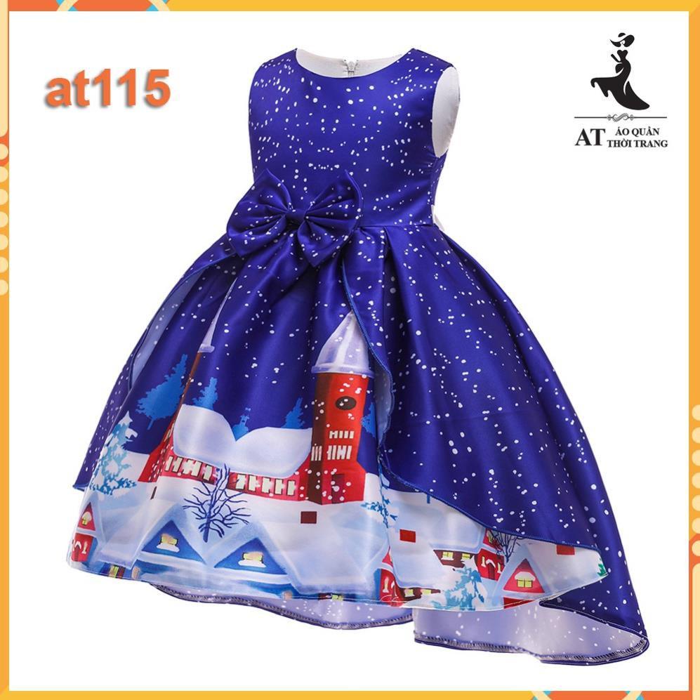 Đầm noel bé gái từ 10 đến 35kg hàng quảng châu cao cấp Đầm Noel Cho Bé Gái được thiết kế chuẩn cho bé từ 12kg đến 45kg