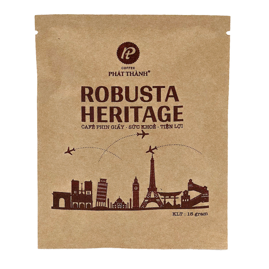 Cà phê phin giấy Phát Thành Robusta Heritage