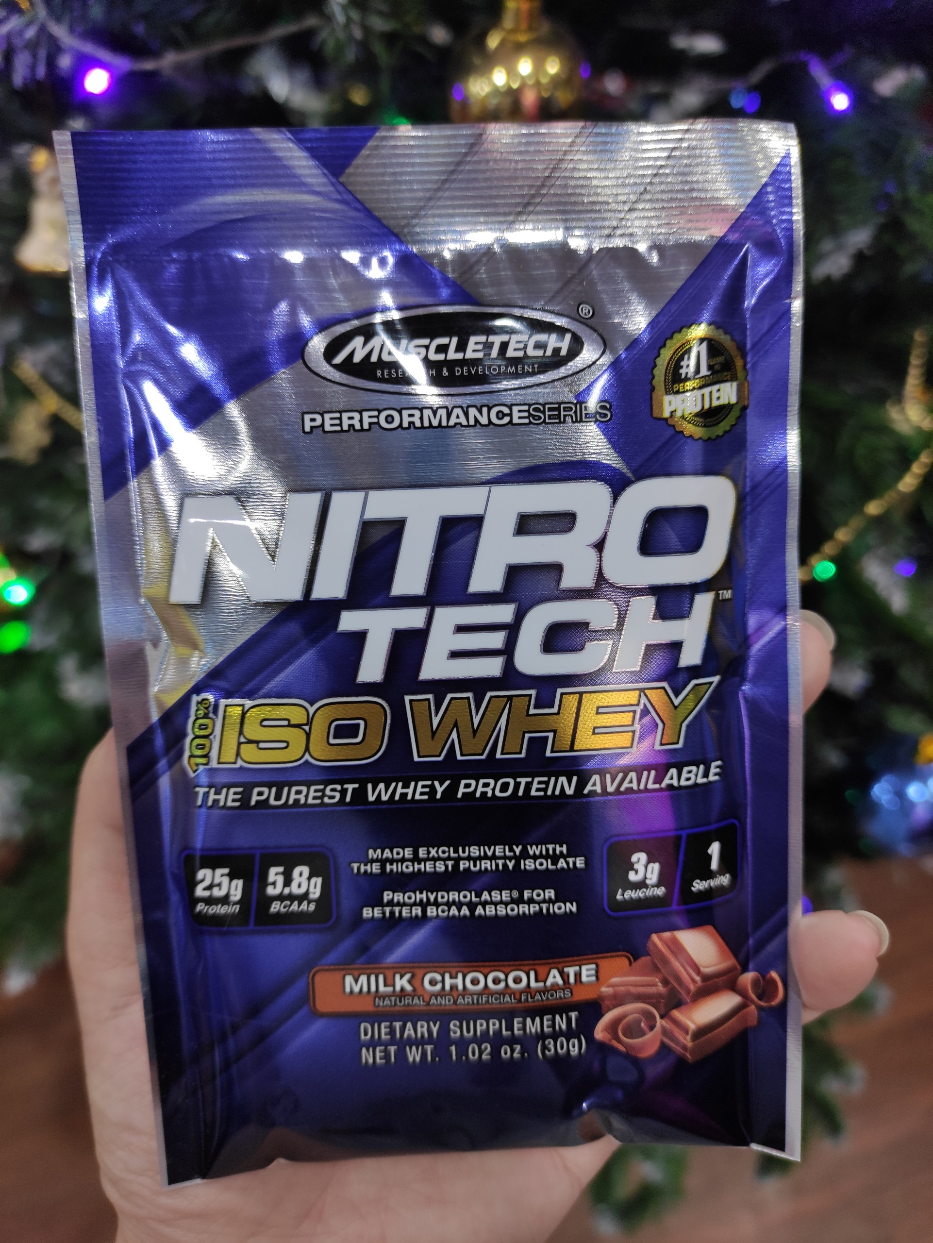 Gói mẫu dùng thử 1 lần dùng - Nitro tech Iso Whey - Hãng Muscletech