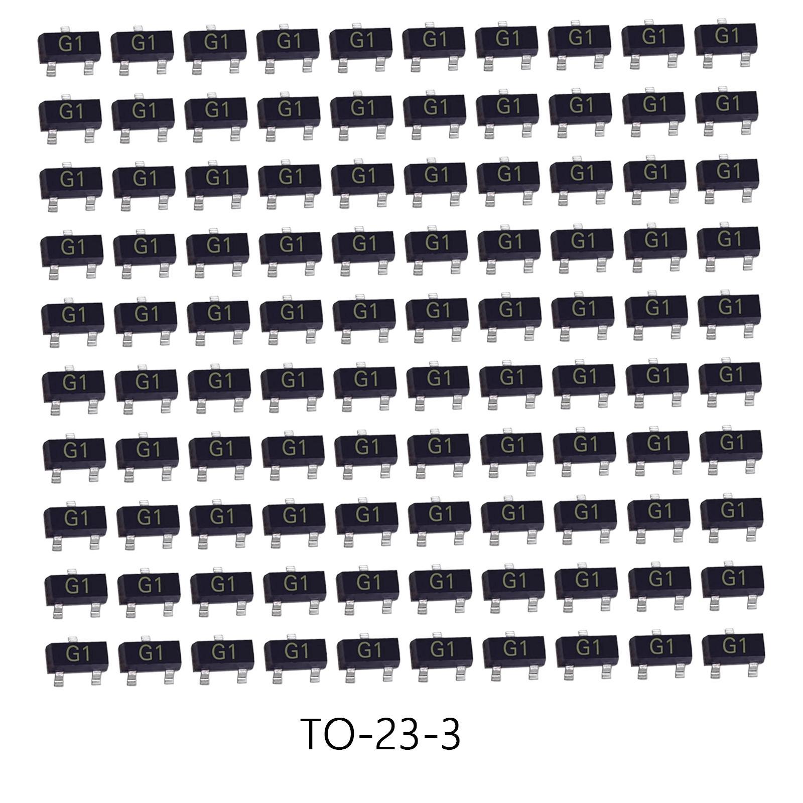 100 Pieces SMD Transistors MMBT5551LT1G for Audio Video Repair Circuit Board