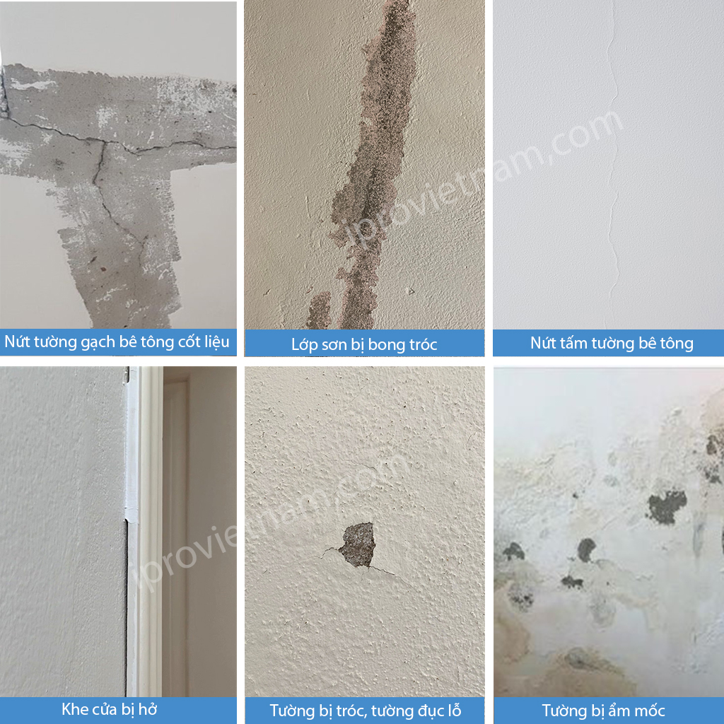 Keo xử lý nứt tường, trám vá tường PROBOND-HL200