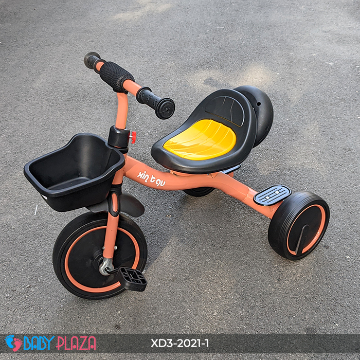 Xe đạp 3 bánh cho bé BABY PLAZA XD3-2021-1 có nhạc