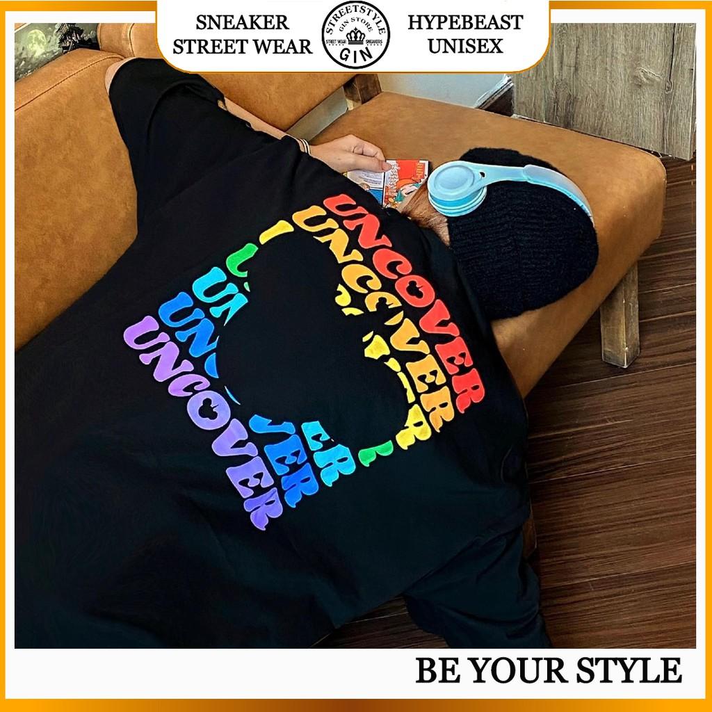 Áo Thun Uncover Basic COLORFUL POWER TEE full tag - GIN STORE