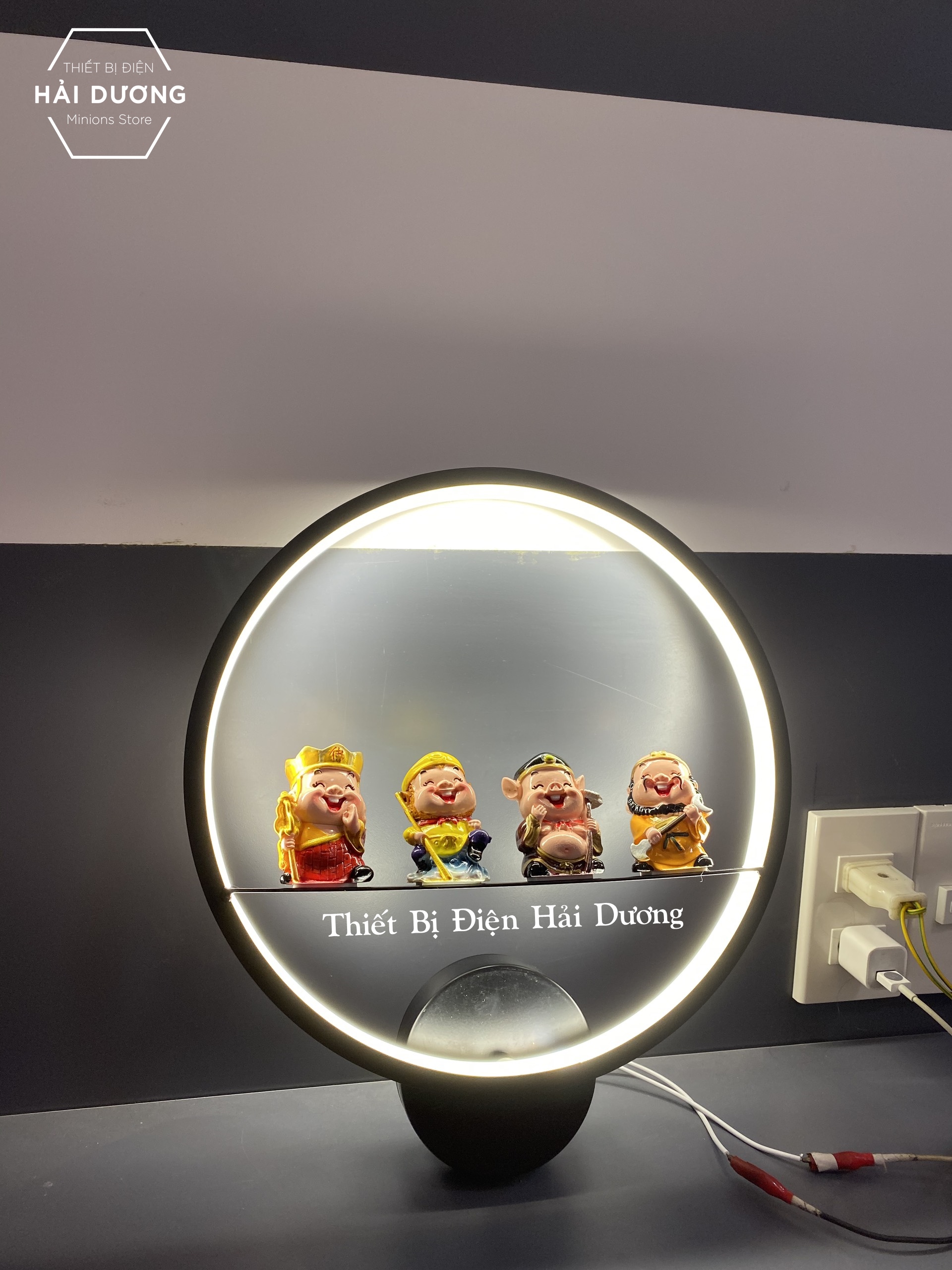 Đèn Led Treo Tường Hiện Đại 4 Thầy Trò Tây Du Ký Siêu Dễ Thương - 3 Chế Độ Ánh Sáng Led Tiết Kiệm GT180