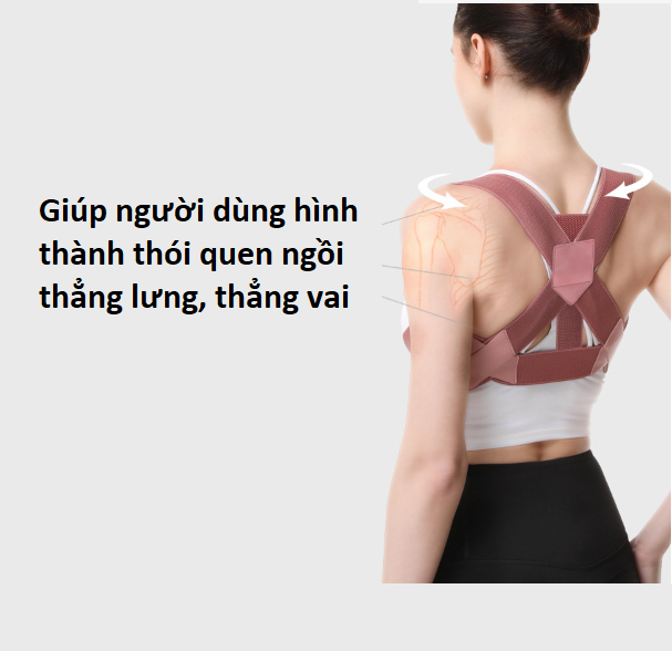 Đai Chống Gù Lưng Nâng Ngực, Chống Xệ, Bảo Vệ Vòng 1 Cao Cấp miDoctor