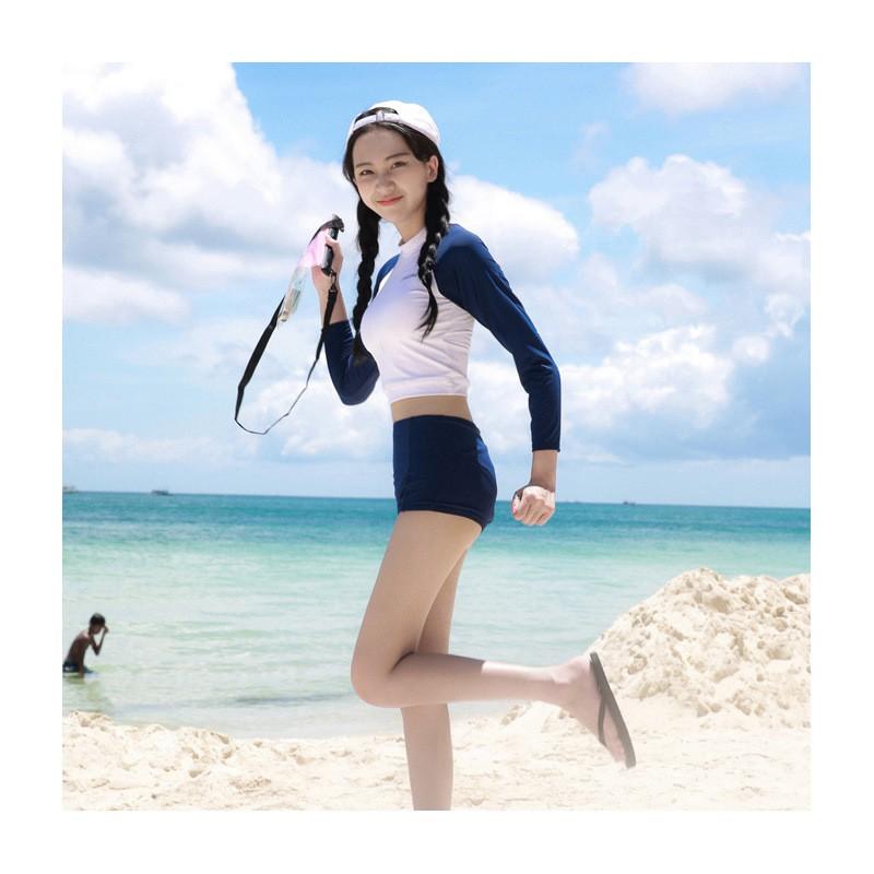 Đồ bơi nữa áo tắm thời trang 2 mảnh cho nữ mảnh gợi cảm body cực kì xinh đẹp