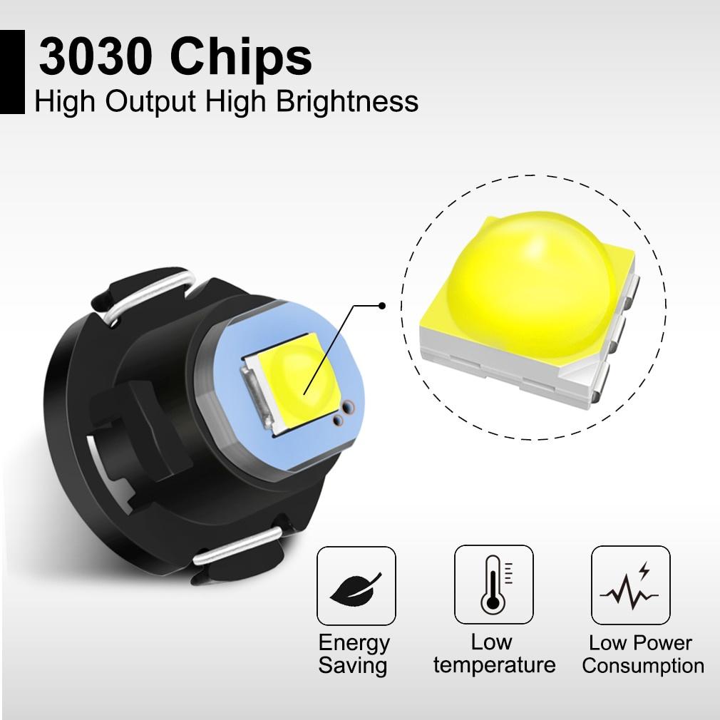 Bộ 10 Đèn Led T3 3030 Smd Led T4.2 T4.7 Cho Xe Hơi