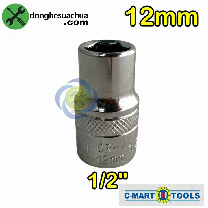 Tuýp 12mm C-Mart F0029-6-12 loại ngắn xi bóng