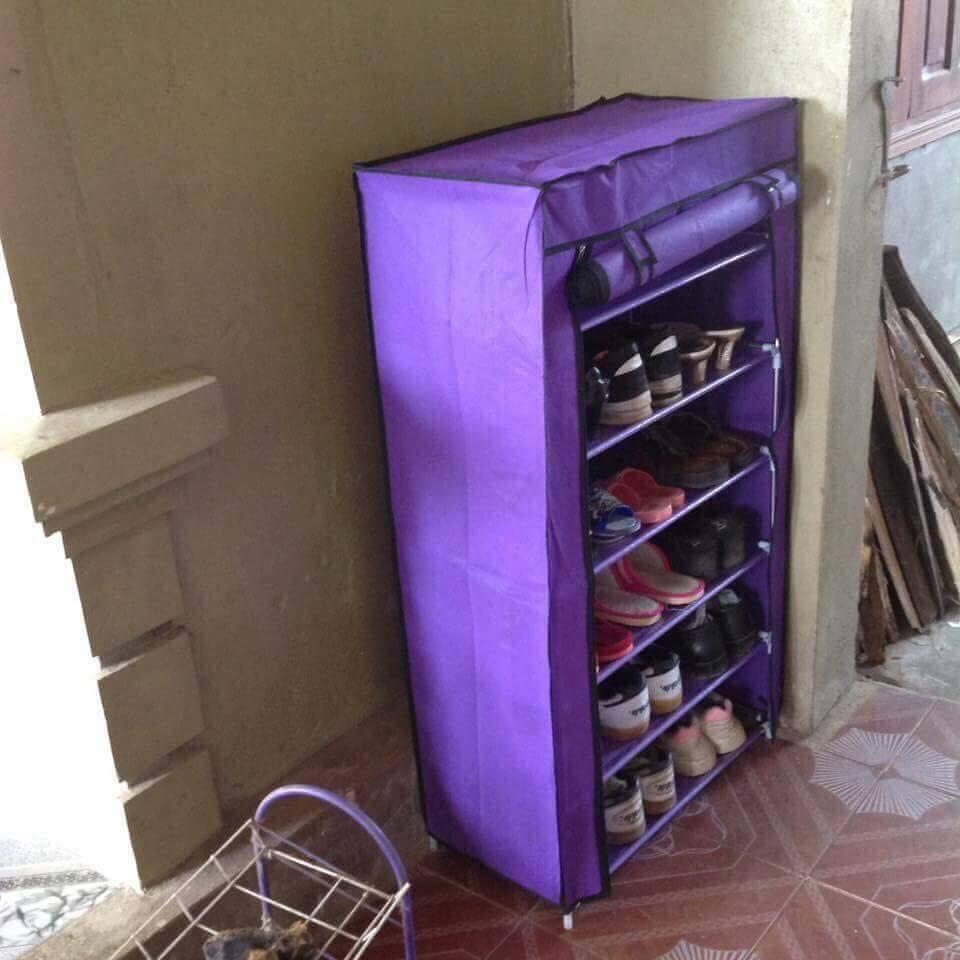 Tủ Giầy Vải 7 Tầng 6 Ngăn Tiện Dụng