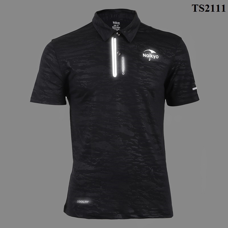 Áo Thun Nam Polo Ngắn Tay NAIKYO TS2021 Chất Liêu 100% Polyester Năng Động, Trẻ Trung, Nam Tính