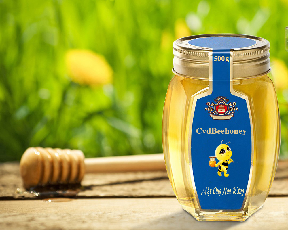 Mật Ong Hoa Rừng 500g CvdBeehoney Loại Đặc Biệt - Forest Flower Honey