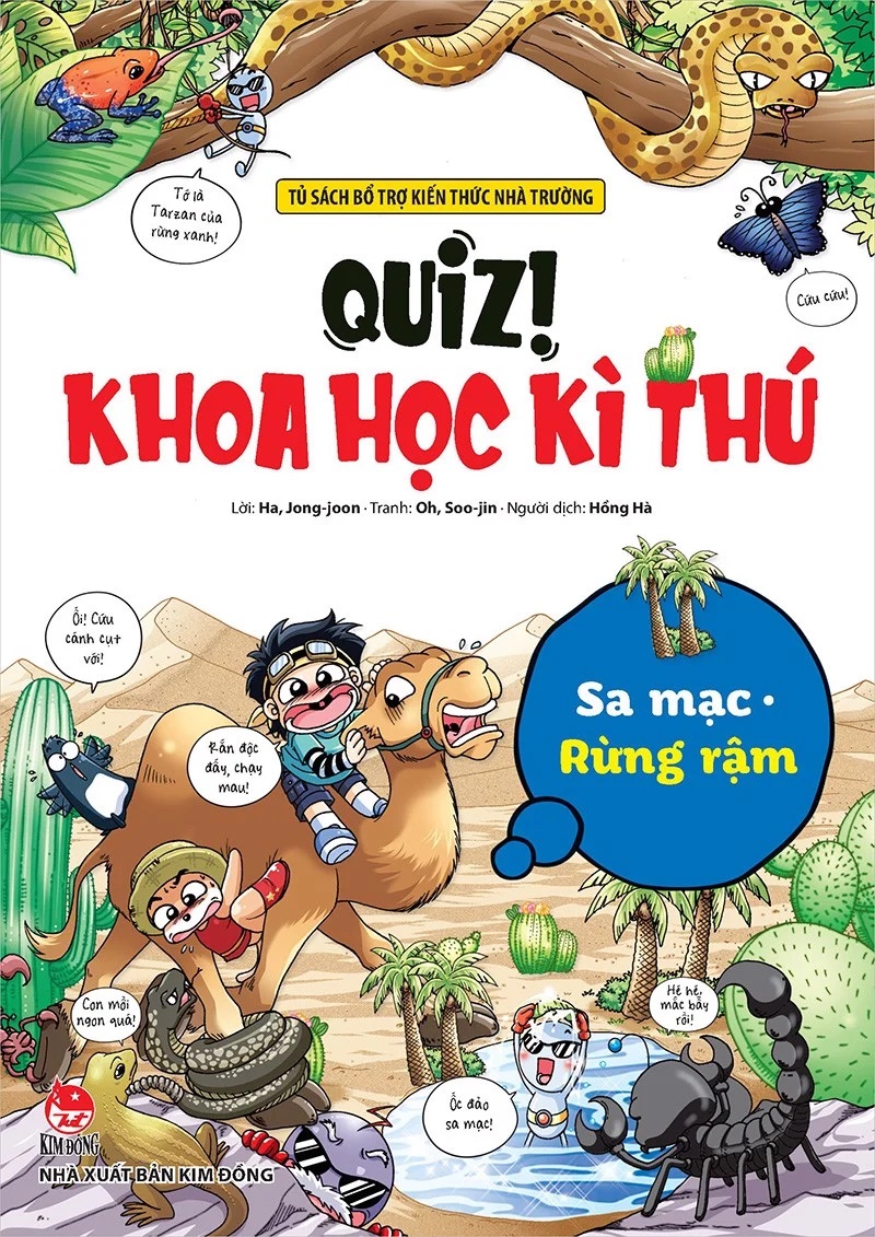 Sách - Quiz Khoa học kì thú Sa mạc Rừng rậm