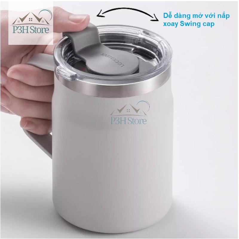 Ly giữ nhiệt Lock&amp;Lock 475ml Metro Mug bằng thép không gỉ ca , cốc LHC4219