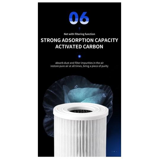 Máy Lọc Không Khí Xiaomi AP02 Có Đèn Ngủ Tiện Dụng Cho Gia Đình