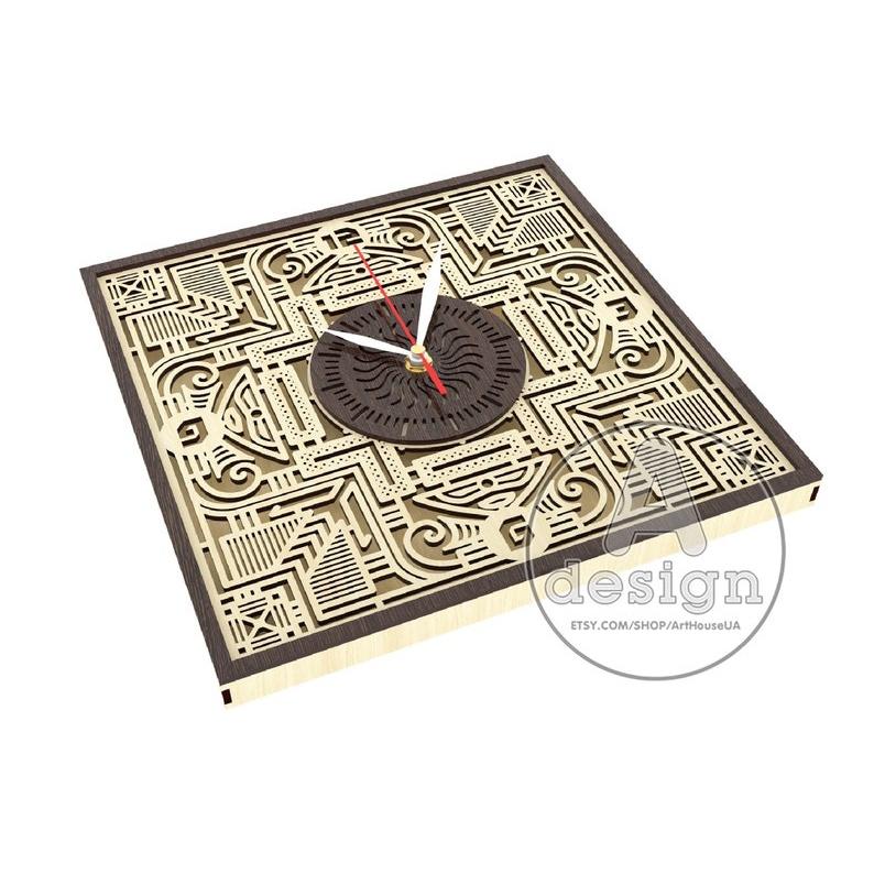 Đồng hồ gỗ treo tường decor trang trí