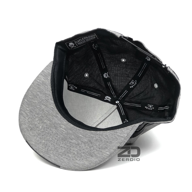 Nón Snapback hiphop Tres Slick xám cho cả nam và nữ