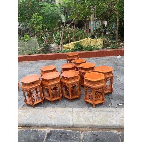 Đôn lục năng gỗ lim cao 60cm