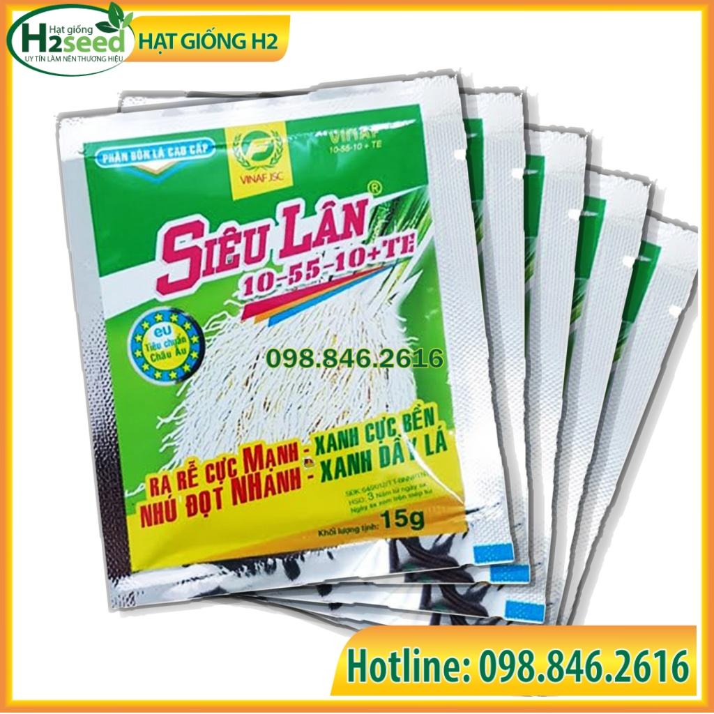 Set 5 gói Phân bón Siêu lân xanh kích thích đỉnh sinh trưởng - tăng ra rễ, phân hóa hoa, nhanh đậu quả