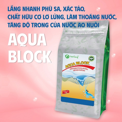 Lắng tụ hữu cơ ao tôm AQUA BLOCK