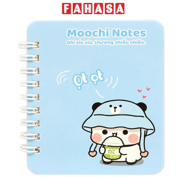 Sổ Lò Xo Moochi Notes A7 - Kẻ Ngang - 160 Trang 300gsm - The Sun 02