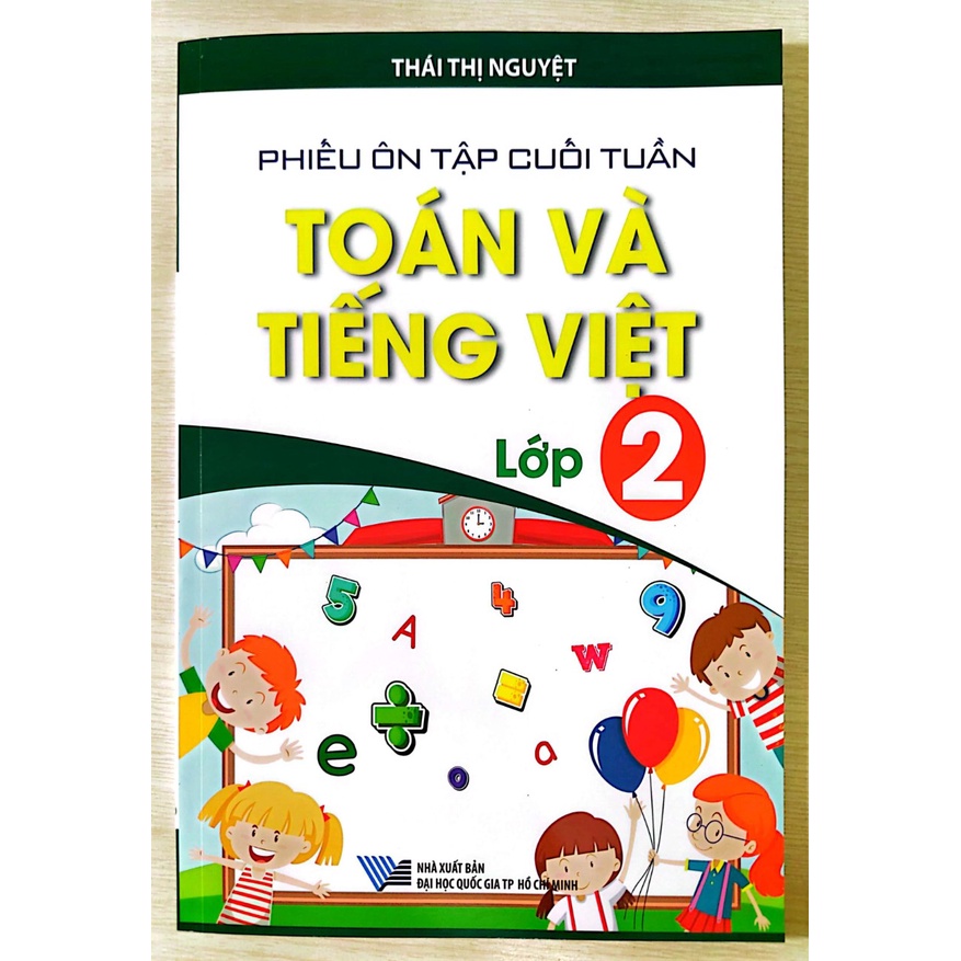 Sách - Phiếu Ôn Tập Cuối Tuần Toán Tiếng Việt Lớp 2 - chân trời sáng tạo