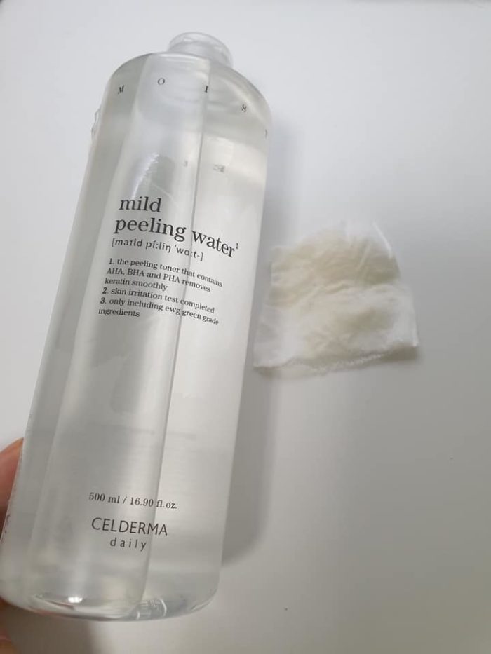 Nước hoa hồng CELDERMA daily Mild Peeling Water