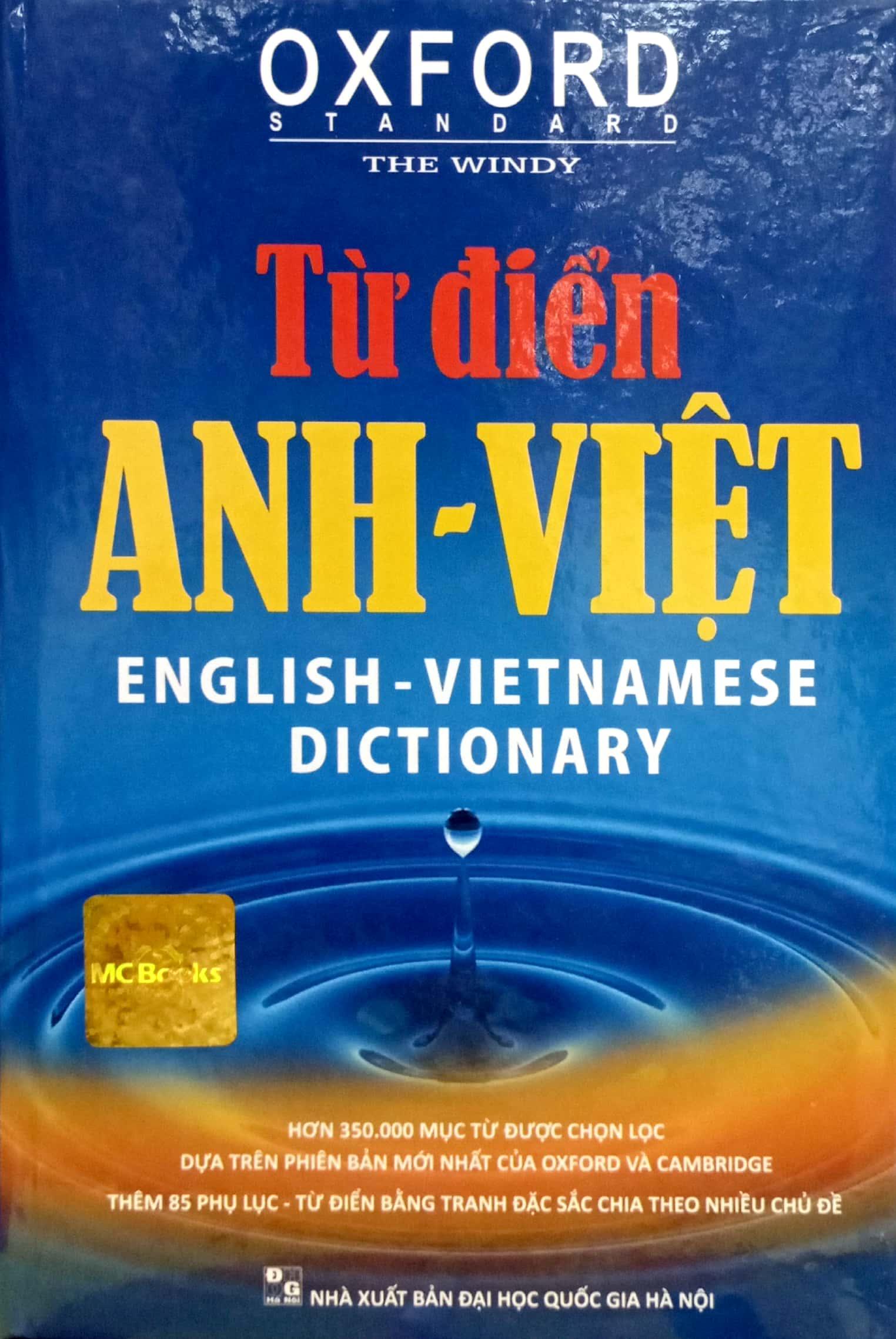 Từ Điển Anh - Việt (350.000 Mục Từ)