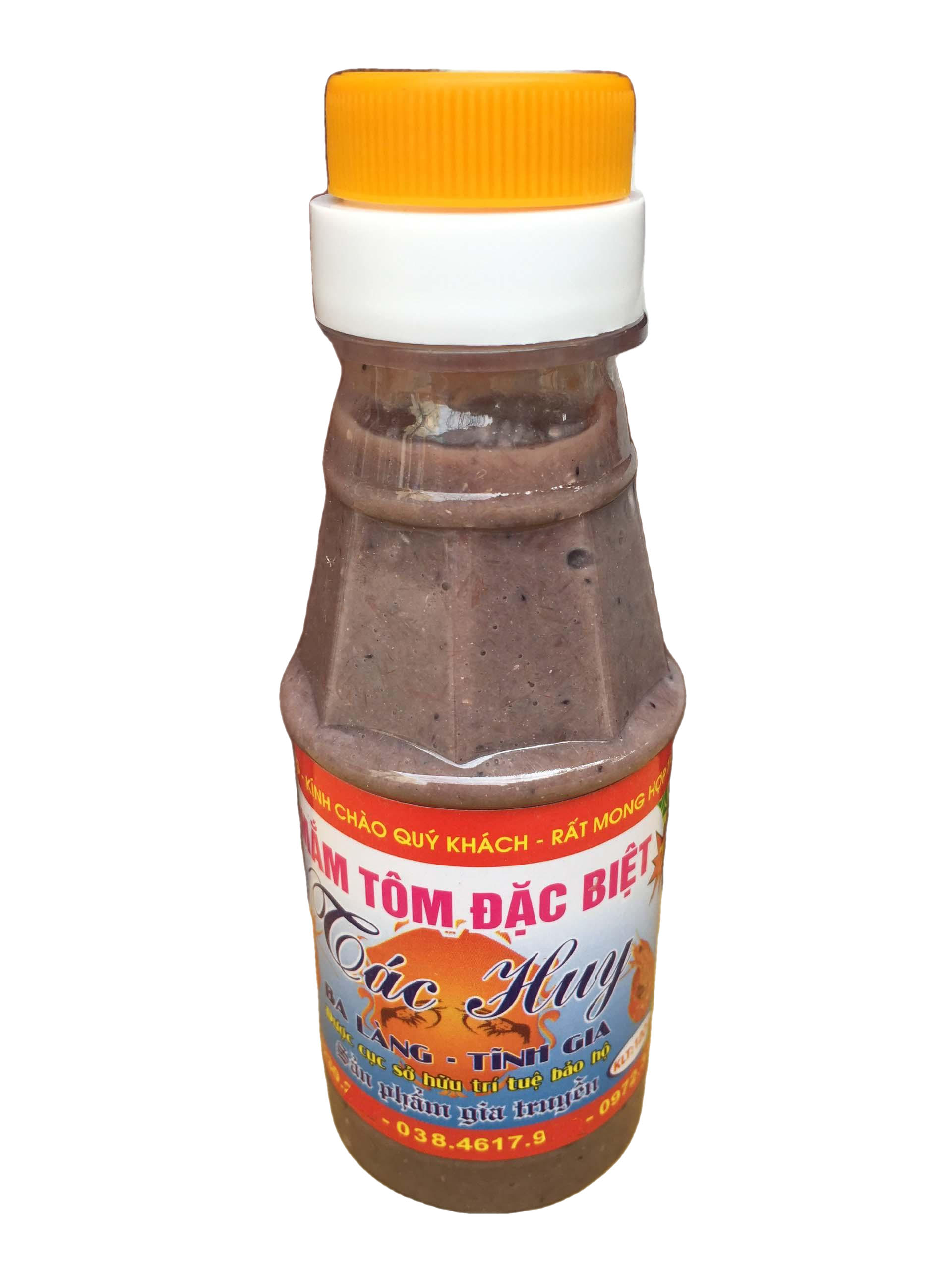 Mắm tôm Ba làng Tác Huy chai 120ml thích hợp sử dụng trong gia đình