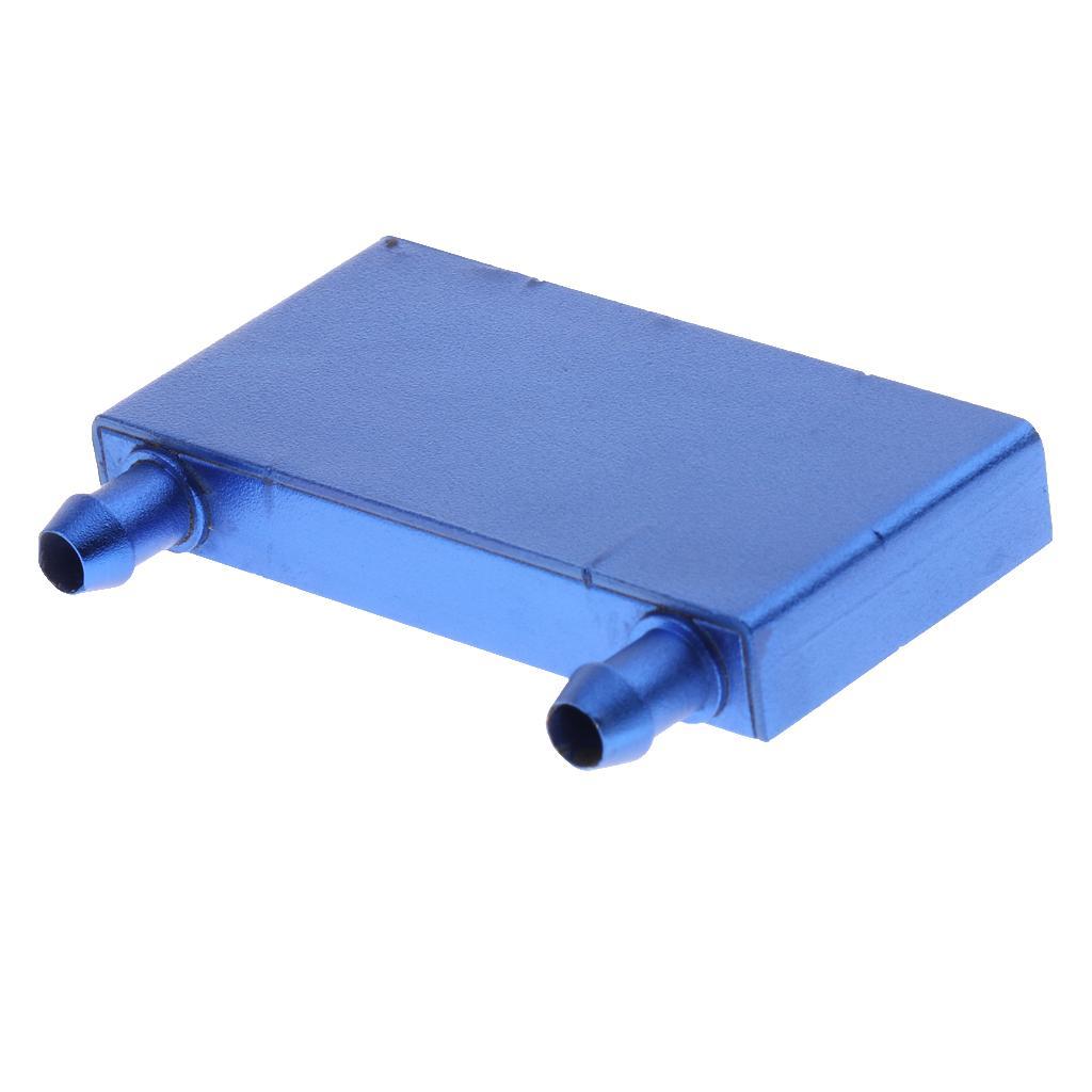 Aluminum Water Cooling Block for CPU Graphics Radiator Heatsink 40x80mm Wide