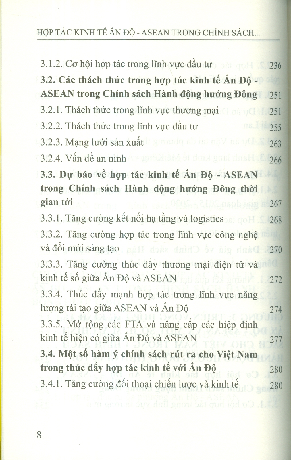 Hợp Tác Kinh Tế Ấn Độ - ASEAN Trong Chính Sách Hành Động Hướng Đông Của Ấn Độ (Sách Chuyên Khảo)