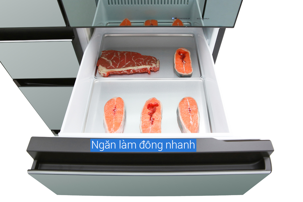 Tủ Lạnh 6 Cánh Panasonic 589 Lít NR-F603GT-X2 - Công nghệ diệt khuẩn độc quyền - Hàng chính hãng