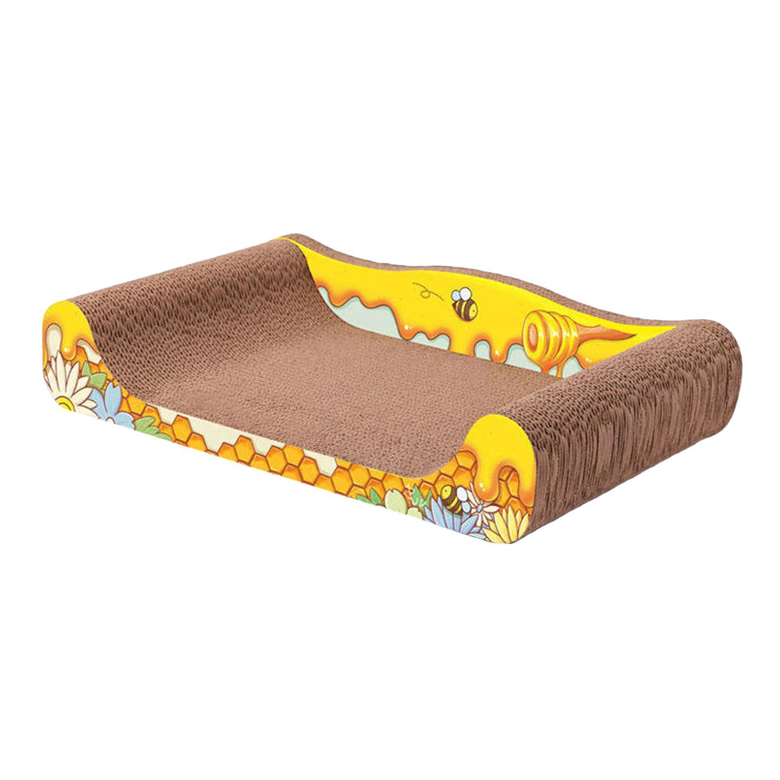 Corrugated Scratch Pads Scratching Lounge Bed Scratching Toy, Sofa Cat Scratcher Cat Scratcher Cardboard for Furniture Protection Scratching